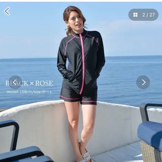 新品  ラッシュガード セットアップ ブラック