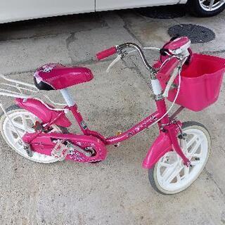子供  自転車  16インチ  キティー