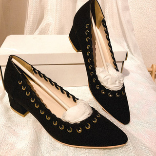 新品  美脚ヒール  ブラック  Sサイズ