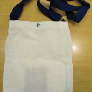 【未使用品】サライ謹製帆布肩掛けバッグ(サライ2020.8月号付録) の画像