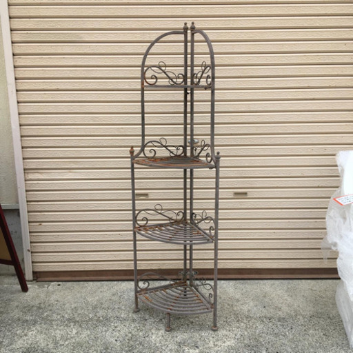 札幌市内近郊限定 店舗什器 三段 棚 丸形 回転 北海道 物産展