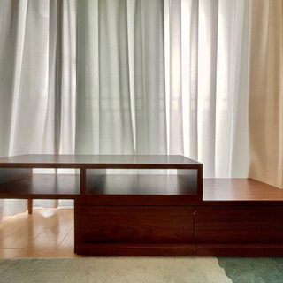 【値下げします】伸縮式　スライドTVボードの画像