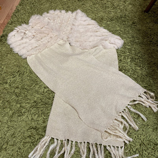 ファー　ストール　結婚式