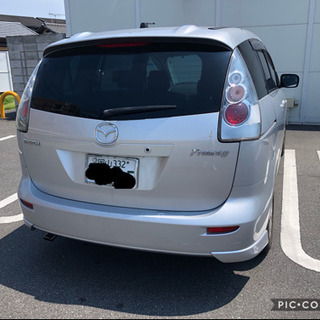 値下げします。マツダ　7人乗りプレマシー　18年式　車検長〜い！シルバー　の画像