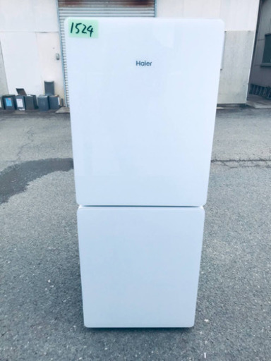 ④✨2018年製✨1524番 haier✨冷凍冷蔵庫✨JR-GNF148E‼️
