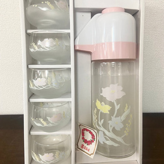 新品 エアーポット冷茶セット ポットとグラスセット 麦茶 冷水用...