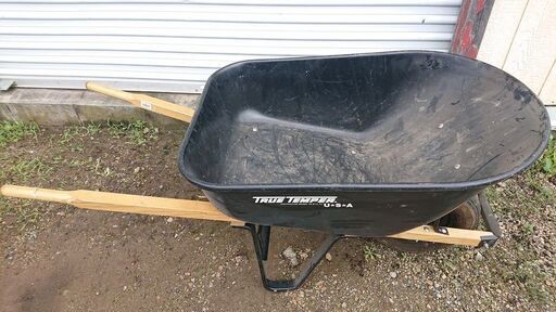 【アメリカ製大型一輪車】TRUE TEMPER  トゥルーテンパー スチールバロウ【荷車】