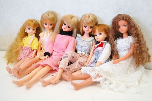 ジャンク リカちゃん人形 ジェニーちゃん まとめて パレットf 全6体セット 81年物 86年物 昭和レトロ 札幌 清田区 平岡