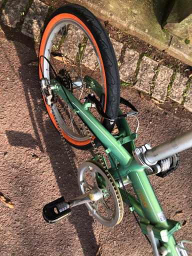 DAHON ルート　整備済みカスタム車両　爽やかなグリーンカラー