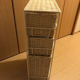 【傷・汚れなし】ニトリ　トイレ収納棚の画像