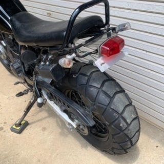 購入者決定　tw200 2JL エンジン始動　書付　日立南太田icの画像