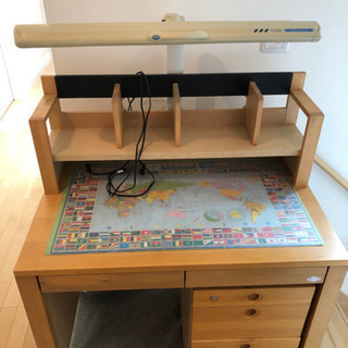 お値下げ！学習机 美品 法人限定】【沖縄・離島配達不可】学習机 幅650×奥行450×高さ