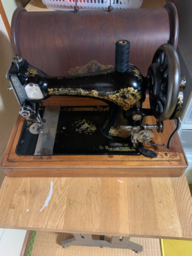 アンティーク　SINGER 手回しミシン　1906年製