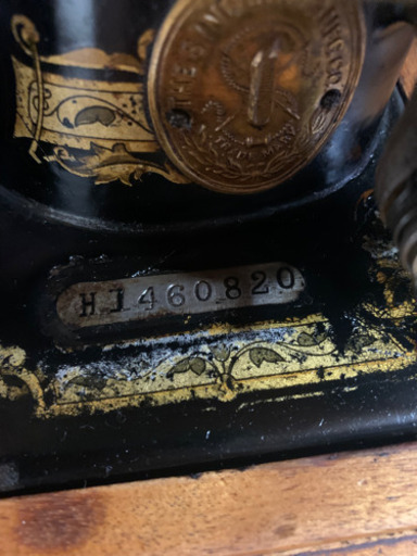 アンティーク　SINGER 手回しミシン　1906年製