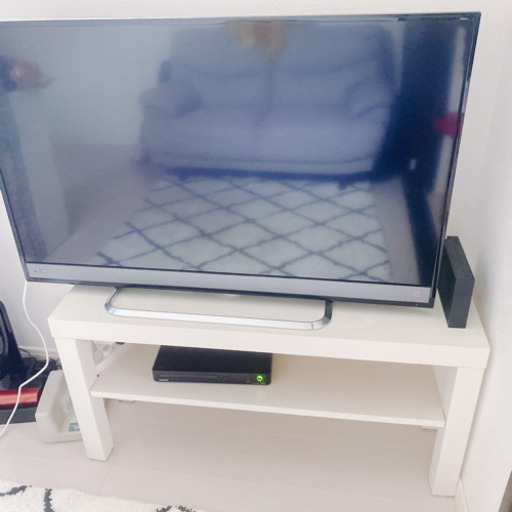 テレビ、ブルーレイプレーヤー、外付けハードディスク