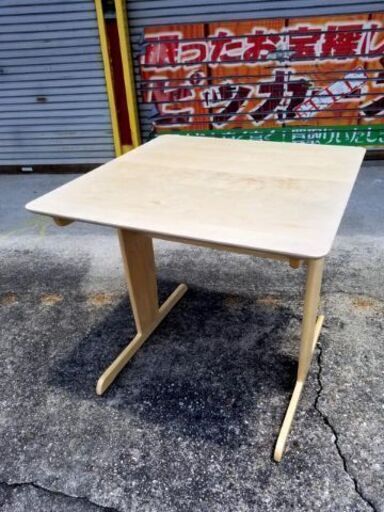 ダイニングテーブル 幅750×奥750×高700 カジュアル カフェ 食卓机