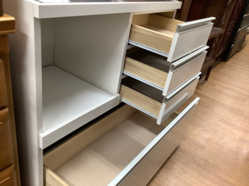 ローキッチンカウンター売ります！ 生興 スチール製ローカウンター ホワイト(幅120cm): 店舗什器ストア 