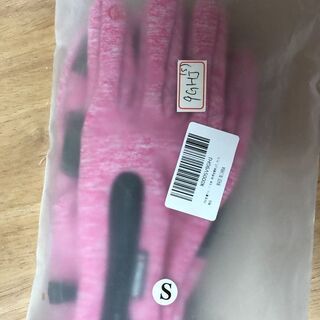 【新品】手袋 防寒グローブ 自転車グローブ 防風 スマホタッチパネル対応 （色：ピンク　サイズMかLを選択j可能）の画像