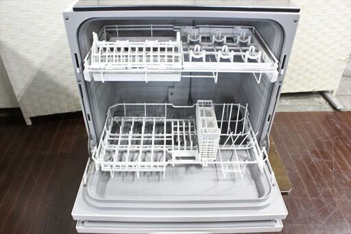 パナソニック NP-TA2-W 食器洗い乾燥機 ホワイト40点 酵素活性化洗浄 2019年製 Panasonic  食洗器 中古家電 