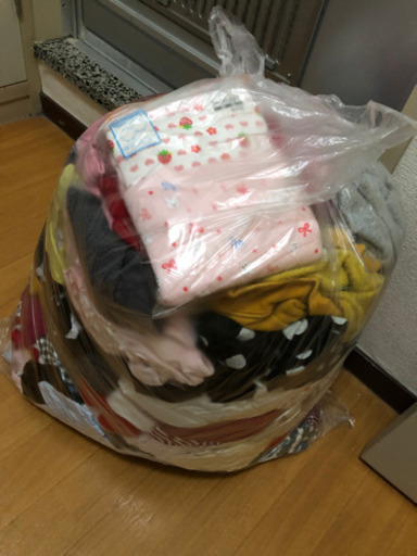女の子 80  まとめ売り  45ℓ袋いっぱい