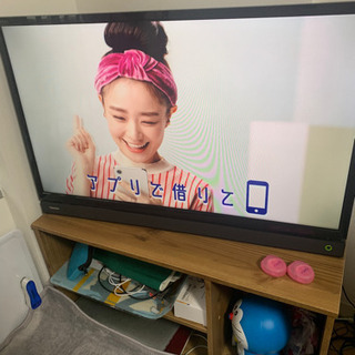 TOSHIBA 2016年製　Regza 32inch 液晶テレビ+テレビ台の画像