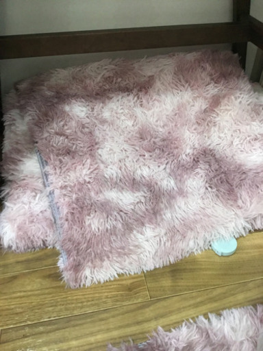 シャギーラグ　ピンクパープル 160×230 かわいい　オシャレ　新生活に