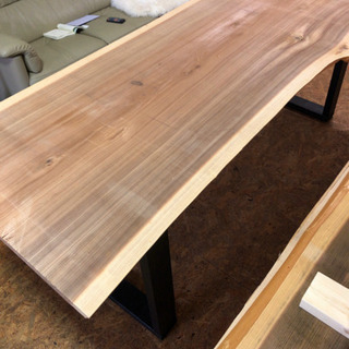 大特価 無垢 一枚板ダイニングテーブル 送料込み IDC大塚家具 一枚板ダイニングテーブル 高価買取-アドア東京-港