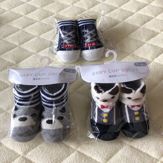 新生児用靴下の画像