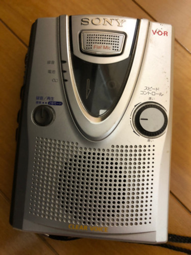 SONYカセットテープレコーダー