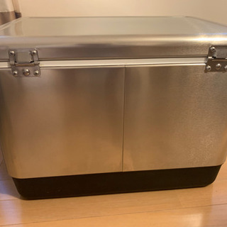 【値下げ】コールマン 54QT ステンレススチールベルト クーラー シルバーの画像