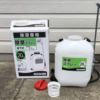 【美品】工進 背負い式 落下式 シャワー噴口 薬剤 除草剤スプレ...