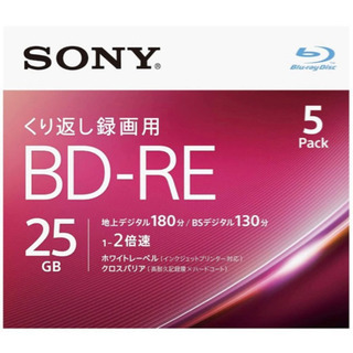 【都内お渡し可能】【新品】SONY 繰り返し録画用 BD-RE ...