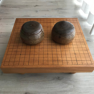 【良品】囲碁盤　碁石付