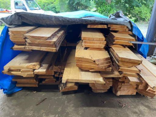 ひのき 2021年1月伐採 材木 木材