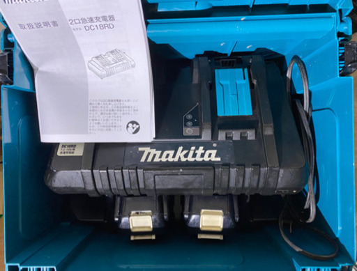 中古　マキタ パワーソースキット1 DC18RD & BL1860B 2個