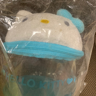 新品‼️ ハローキティ　ポーチ　水色