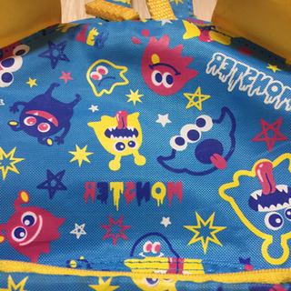 宇宙人柄リュック☆ブルーの画像