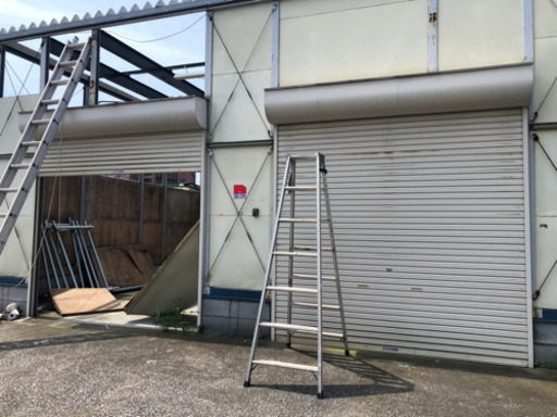 受付停止中　シャッター プレハブ用