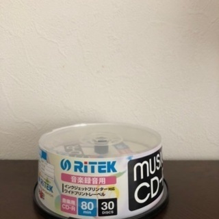 【値下げ】音楽用RITEK music CD-R  80min