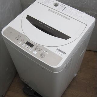 新生活！ 16500円 シャープ 4.5 kg 全自動 洗濯機 2018年製 ホワイト ES-GE4B