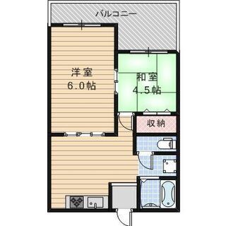 No58KN❗️敷金•礼金無し❗️安い✨２DK😊