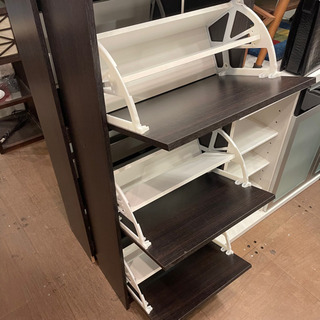 【売約済み】　靴箱　下駄箱　くつ箱　シューズボックス　玄関　収納　靴　くつ　入れ　在庫2点の画像