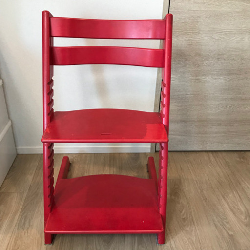 STOKKE  Tripp Trapp（赤色&白色セット）