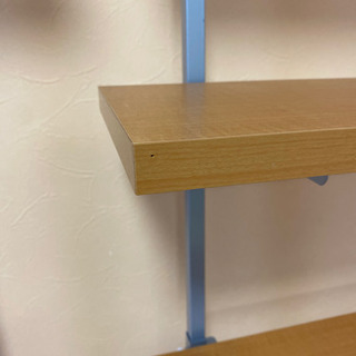 壁面収納　突っ張りオープンラック　棚の画像