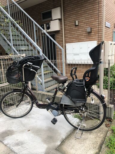 電動アシスト 自転車 Panasonic Gyutto ブラウン 幼児2人乗