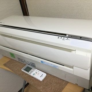 キャンペーン中　27★標準取付け工事込みです★ ㉙パナソニック　エコナビ　CS-EX224C-W・2014年製・～8畳用　お掃除ロボット付　清掃済★中古エアコン在庫多数★京都・大阪・滋賀・奈良・兵庫 キャンペーン中 27☆標準取付け工事込みです☆ ㉙パナソニック