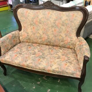 【愛品館八千代店】アンティーク　応接ソファ　4点セット【愛八SF】
