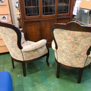 【愛品館八千代店】アンティーク　応接ソファ　4点セット【愛八SF】