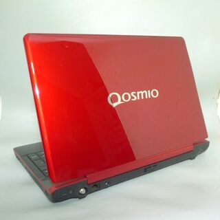 レッド色 ノートパソコン 中古動作良品 15.6型 東芝 V65/86L Core i3 4GB 500G Blu-ray 無線 webカメラ Windows10 Office 即使用可能の画像