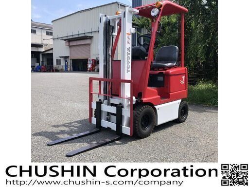 免許不要　関東輸送無料(条件有)　トヨタ 電動フォークリフト 塗装済 小旋回 700kg 3FB7